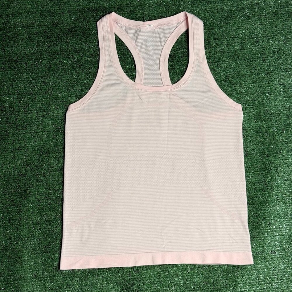 Lululemon Swiftly Breeze Relaxed Fit Tank Top Cropped Running Yoga Shirt Size 6